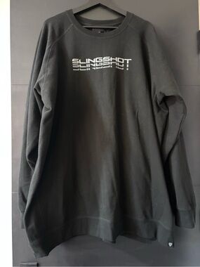 Men’s Black Logo Crewneck Sweatshirt